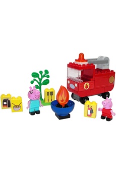 Figurine de collection Big Big 800057146 - peppa pig big bloxx camion de pompier