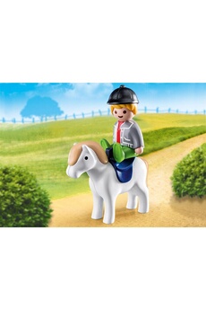 Playmobil PLAYMOBIL Playmobil 70410 - 1 2 3 garçon avec poney