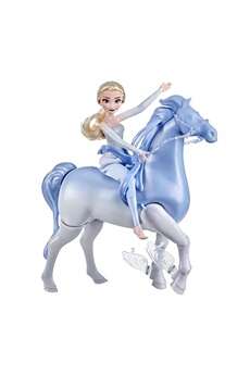 Figurine de collection Hasbro Hasbro e67165l0 - disney la reine des neiges 2 - poupee princesse elsa 30 cm et son cheval