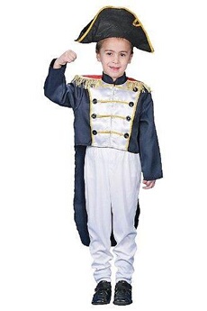 Déguisement enfant Dress Up America Dress up america - 218-l - costume d'officier d'empire - 12-14ans - taille 127-145cm - noir/blanc