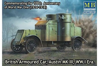 Accessoire modélisme Masterbox British armoured car, austin, mk iii, ww i era