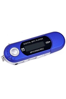 Lecteur audio vidéo MP3-MP4 GENERIQUE Baladeur MP3 / MP4 8GB Mini Lecteur Flash avec enregistreur vocal radio FM-Bleu