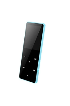 Baladeur MP3 / MP4 Mini Bluetooth 4GB Avec la touche tactile FM Media Sport-Bleu