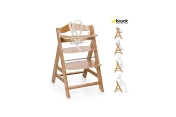 Chaises hautes et réhausseurs bébé Hauck Chaise bois évolutive alpha +