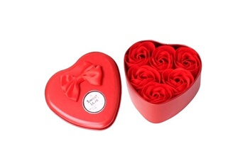 Autre jeu de plein air Totalcadeau Boîte en forme de coeur avec savons rose rouge cadeau amour love
