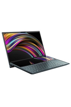 PC portable Asus ZenBook Duo UX481FA HJ054R - Intel Core i7 - 10510U / 1.8 GHz - Win 10 Pro - UHD Graphics - 16 Go RAM - 1 To SSD - 14" 1920 x 1080 (Full HD) - Wi-Fi