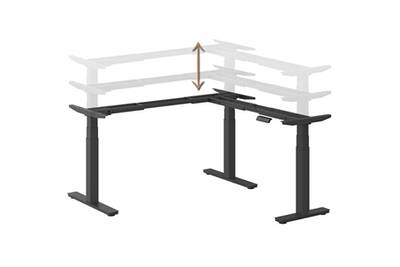 Bureau Aum World Bureau Assis Debout En L Pietement Motorise Noir Reglable En Hauteur Tripod Darty Bureau Aum World Bureau Assis Debout En L Pietement Motorise Noir Reglable En Hauteur Tripod Darty