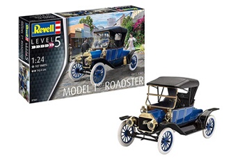 Circuit voitures Revell Revell 07661 maquette de voiture ford t roadster (1913), échelle: 1/24, multicolore