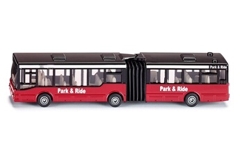 Accessoires circuits et véhicules Siku Siku 1617 - autobus articulé à soufflet, métal / plastique, rouge, pneus en caoutchouc, véhicule jouet pour enfants