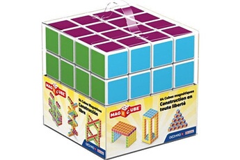 Jeux classiques Geomag Geomag magicube free building set 64pcs, 00129, multicolore