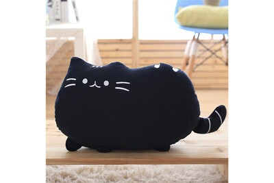 Peluches Aucune Peluche Doux En Mignon Chat Forme Oreiller Coussin Traversin Canape Jouet Decor A La Maison Couleur Unie Noir Darty Peluches Aucune Peluche Doux En Mignon Chat Forme Oreiller Coussin Traversin Canape Jouet Decor A La Maison Couleur Unie Noir Darty