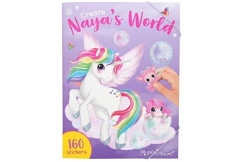 Autres jeux créatifs GENERIQUE Ylvi & the minimoomis livre de coloriage naya's world girls 33 cm papier