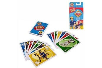 Figurine de collection Mattel Uno junior jeu de cartes | mattel fmw18 | 36 cartes-photos | sam le pompier