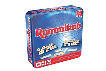 Jeu de stratégie GENERIQUE Jumbo 03973 - rummikub originale en boîte métal (notice et boite en allemand)