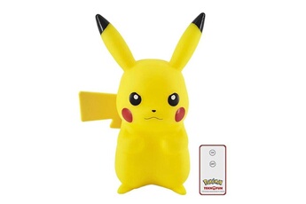 Figurine de collection Pokemon Lampe led pokémon pikachu avec télécommande 25 cm