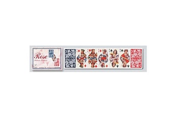 Carte à collectionner Puzzle Michèle Wilson Puzzles et jeux coffret de 2 jeux de cartes rose multicolore