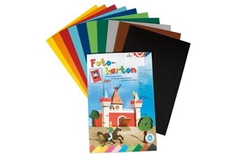 Autres jeux créatifs GENERIQUE Carton - 10 couleurs - 300 g/m² - a4 - bloc 10 feuilles