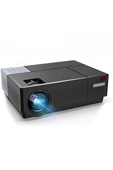 Vidéoprojecteur YONIS Projecteur Vidéo Full HD 1080P Vidéoprojecteur LED 4000 Lumens 16: 9 HDMI Noir -