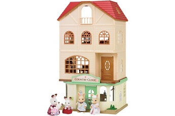 Figurine de collection Sylvanian Families Sylvanian families-le cabinet médical poupées et accessoires, 5096, multicolore, norme