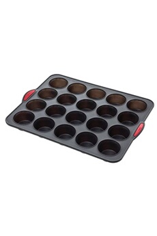 plat / moule five simply smart - moule 20 muffins silicone silitop 40cm gris