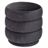 Atmosphera Pouf Nofy En Velours Ambre – Assise Confortable Et Chic H38 Cm
