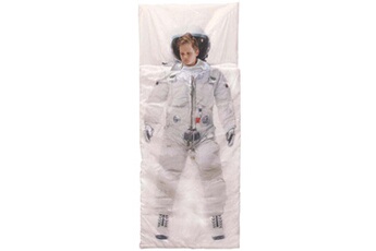 Gigoteuses et Nids d'Ange The Home Deco Kids Sac de couchage enfant 170 x 70 cm astronaute - blanc