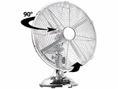 Ventilateur Sur Batterie 15000 MAh 30 Cm Sichler – Portable, USB, 5h Autonomie, Vitesse Variable, Métal – Idéal Camping & Bureau