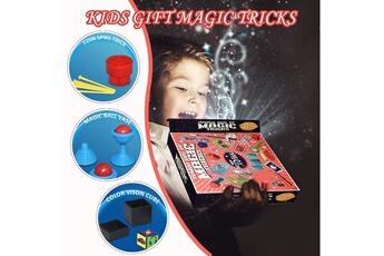 Autre jeux éducatifs et électroniques AUCUNE Accessoires de magie scène mis grand coffret cadeau jouet magique pour enfants adultes - rouge
