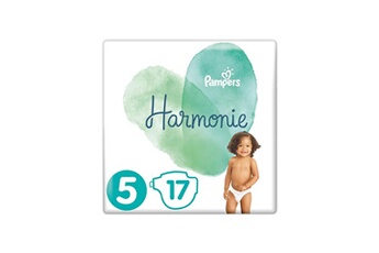 Couche bébé Pampers Harmonie taille 5, 11 kg+, 17 couches