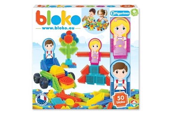 Tapis de jeu et tapis de sol Sans Bloko - coffret de 50 bloko et 2 figurines family