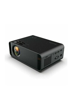 Vidéoprojecteur W80 LED LCD cinéma maison intelligent portable 4K 1080P HD 3D HDMI USB -Noir