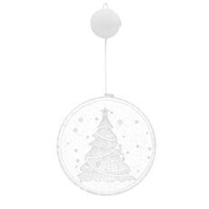 Décoration de Noël Sapin de Noël Plastique Lumière LED Mur accroché