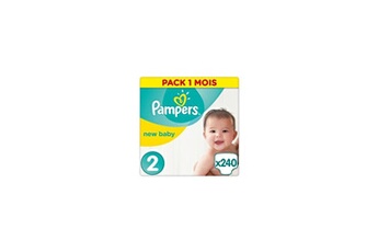 Couches Pampers New baby taille 2, 3 a 6kg 240 couches
