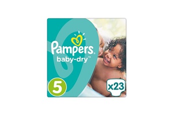 Couches Pampers Baby-dry taille 5 11-23 kg x23 couches