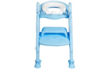 Pot bébé Costway Siège de toilette pour enfants pliable et hauteur réglable bleu