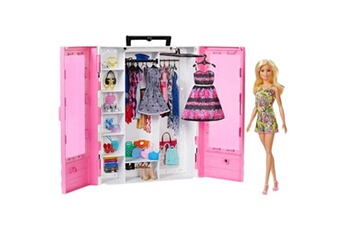 Accessoire poupée Barbie Barbie garde-robe ultime avec accessoires rose