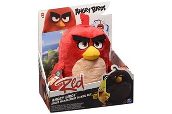 Peluche GENERIQUE Angry birds le film - red - peluche parlant anglais 30 cm spinmaster 6027842