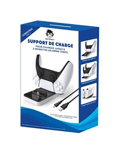 Support de charge pour manette PS5 Noir et blanc