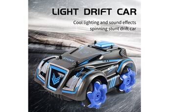 Autre véhicule télécommandé AUCUNE Véhicules 2.4g 4wd 360 ° rotation drift stunt vehicle off-road rc lighting car - bleu