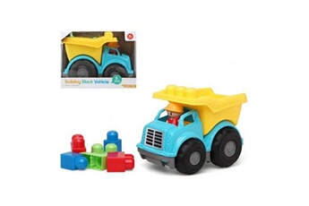 Jouet de bain Bigbuy Fun Camion avec blocs de construction 114607 bleu jaune (6 pcs)