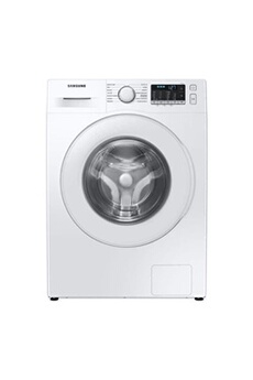 Lave-linge hublot Samsung WW80TA046TT - Machine à laver - chargement frontal - 8 kg - 1400 tours/min - blanc