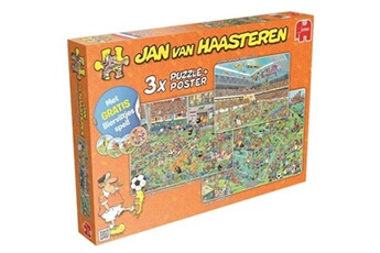 Puzzle Jumbo Pack de 3 puzzles jan van haasteren thème foot