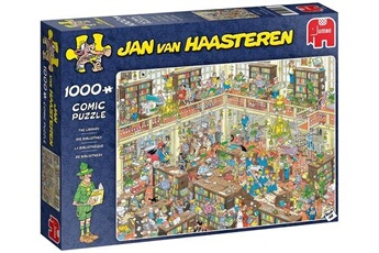Puzzle Jumbo Jumbo jan van haasteren le puzzle de la bibliothèque 1000 pièces