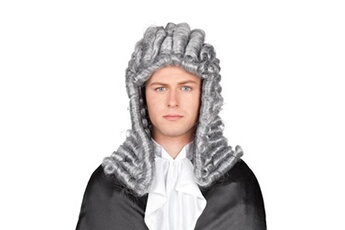 Accessoire de déguisement No-name Perruque de juge