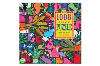 Puzzle Eeboo Puzzle 1008p- chats au travail