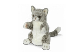 Doudou Anima Marionnette chat gris