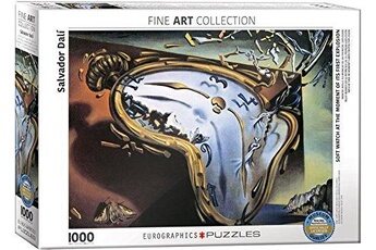 Puzzle Eurographics Eurographics soft watch at moment of first explosion (melting clock) by salvador dali 1000 piece puzzle