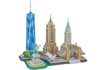 Puzzle Cubic Fun Cubicfun 3d puzzle new york cityline kit de modèle d'architecture, 123 pièces