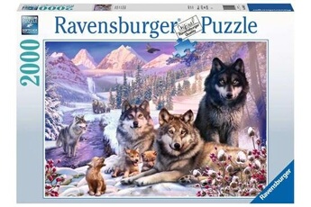 Puzzle Ravensburger Puzzle 2000 pièces ravensburger loups dans la neige