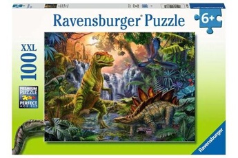Puzzle Ravensburger Puzzle 100 pièces xxl ravensburger l'oasis des dinosaures